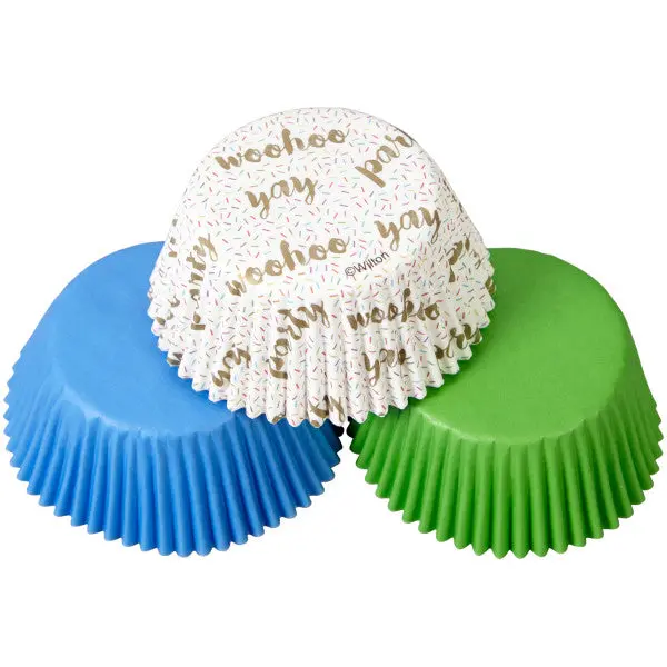 Wilton Celebration-Themed Standard Cupcake Liners – 75-Count 1