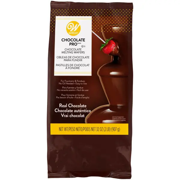 Wilton Chocolate Pro Fountain Chocolate – 2 Lb. Smooth Fondue Blend For Chocolate Fountains 1