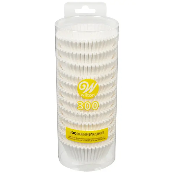 Wilton Classic White Cupcake Liners – 300-Pack 1