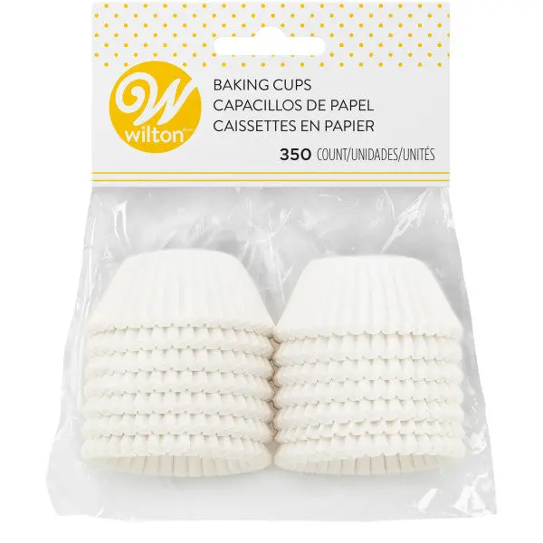Wilton Classic White Mini Baking Cups, 350-Pack 1