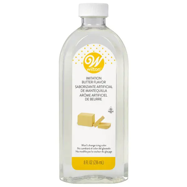 Wilton Clear Butter Flavoring – 8 Oz Alcohol-Free Imitation Extract For Frostings And Fillings 1