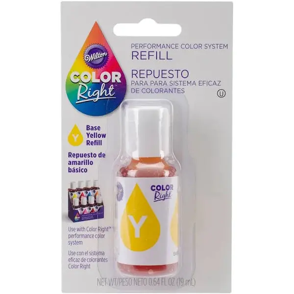 Wilton Color Right Yellow Base Refill – Food Coloring System 1