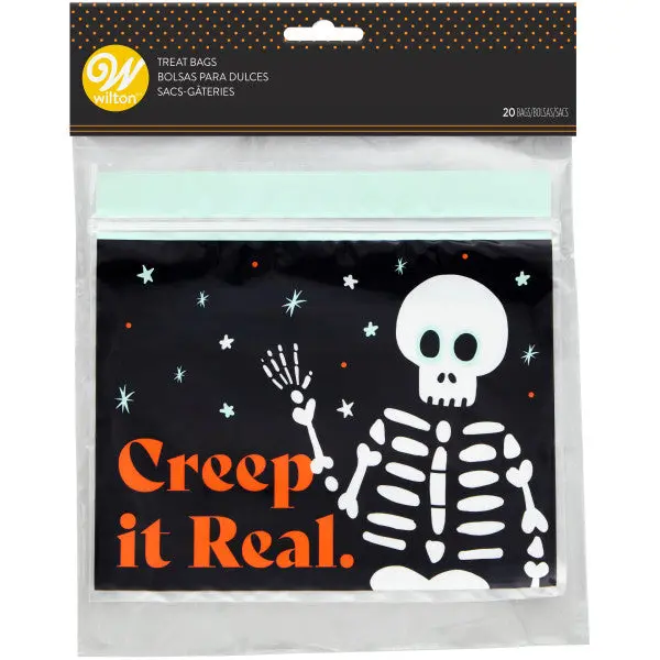 Wilton 'Creep It Real' Resealable Halloween Treat Bags (20-Pack) 1