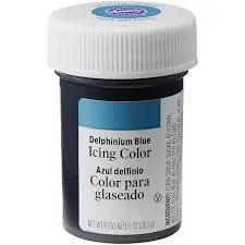 Wilton Delphinium Blue Gel Icing Color – 1 Oz Concentrated Food Coloring 1