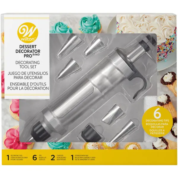 Wilton Dessert Decorator Pro – Stainless Steel Cake Decorating Tool 1