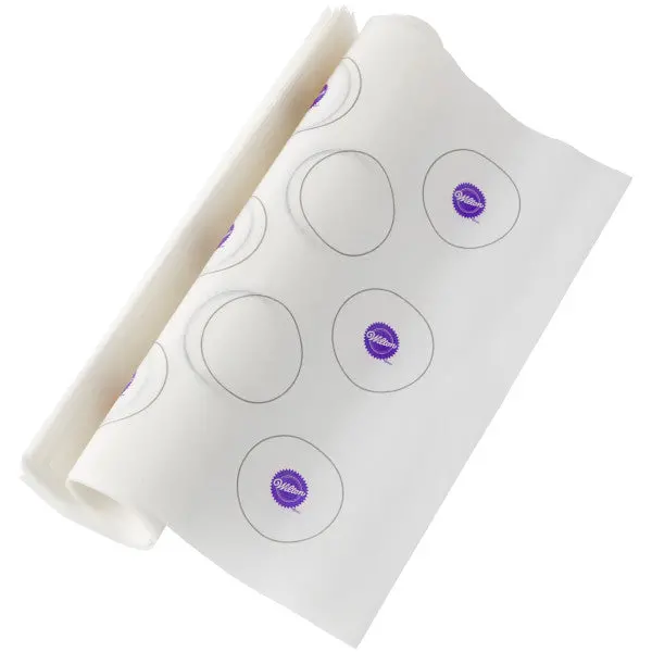 Wilton Drop-Right Pre-Cut Cookie Parchment Sheets – 24-Count Non-Stick Baking Paper 1