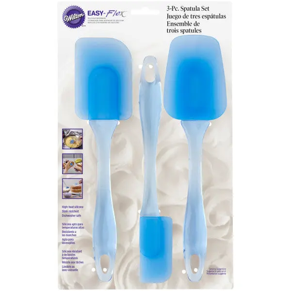 Wilton Easy-Flex Silicone Spatula Set – Heat-Resistant Baking Tools 1
