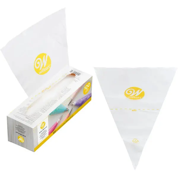Wilton Easy-Grab Disposable Decorating Bags – 16 Inch, 100 Count 1
