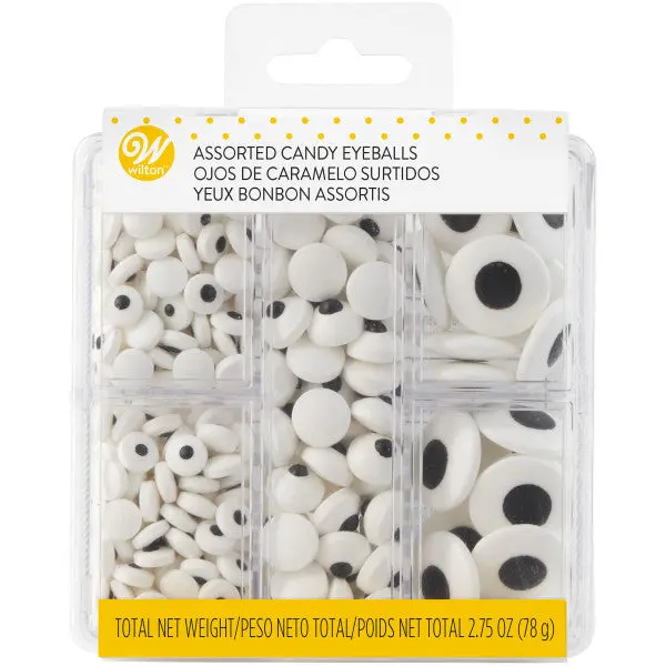Wilton Edible Black-And-White Candy Eyeballs (2.75 Oz) 1