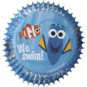 Wilton Finding Dory Cupcake Liners – 50-Pack Ocean-Themed Baking Cups 1
