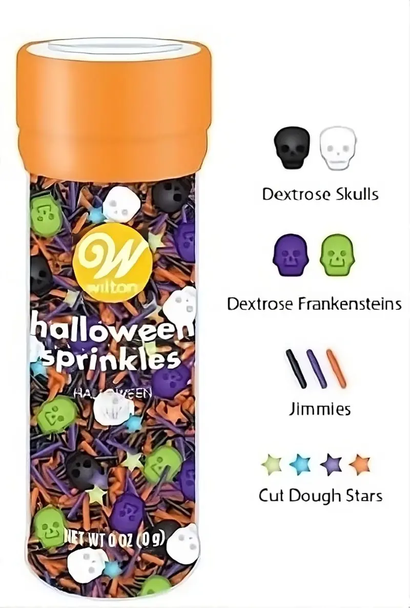 Wilton Frankenstein-Themed Halloween Sprinkles Mix 1