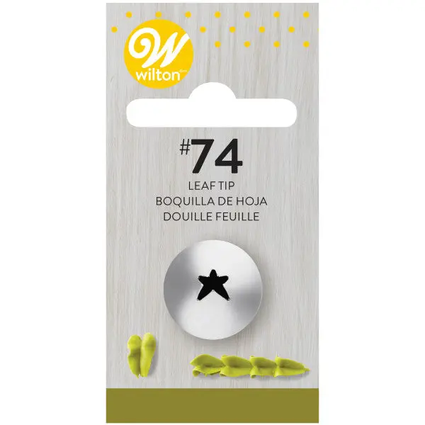 Wilton Leaf Piping Tip #74 For Realistic Details 1