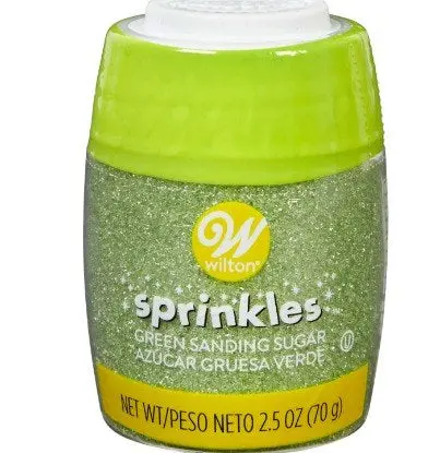 Wilton Light Green Sanding Sugar – Shaker Bottle Format 1