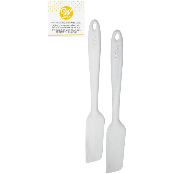 Wilton Marble-Finish Silicone Jar Scrapers (2-Pack) 1