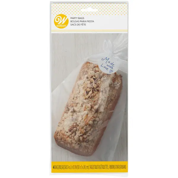 Wilton Medium Clear Treat Bag Kit – 4-Piece Set 1