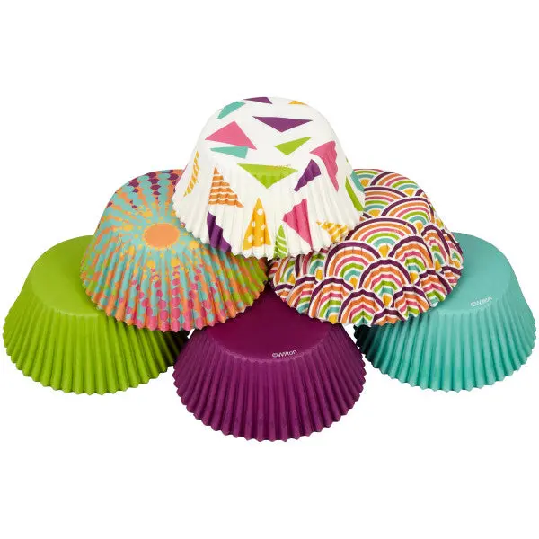 Wilton Mixed Pattern & Color Cupcake Liners – 150-Pack 1