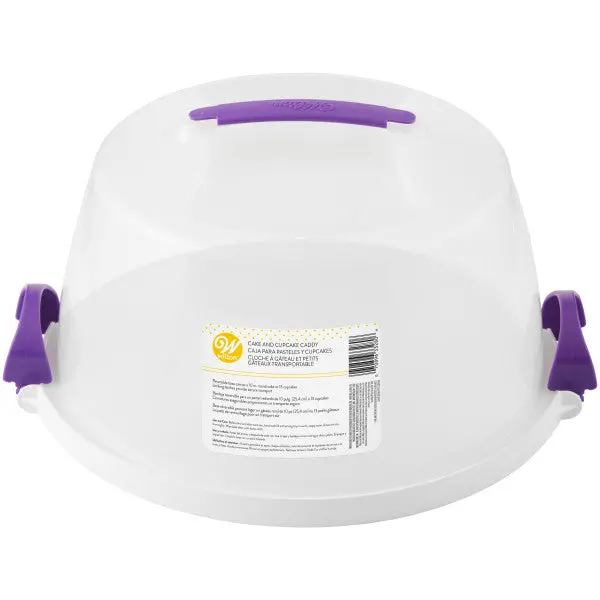 Wilton Multi-Use Cake & Cupcake Transport Box – Stackable Storage Case 1