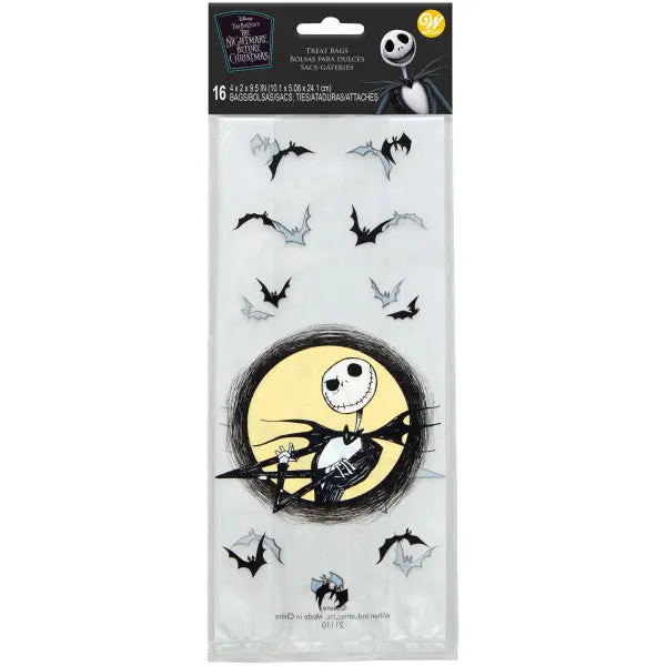 Wilton Nightmare Before Christmas Themed Treat Bags & Ties (16-Pack) 1
