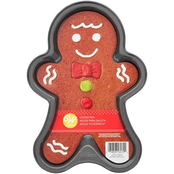 Wilton Non-Stick Gingerbread Man Cookie Pan – 11" X 8" 1