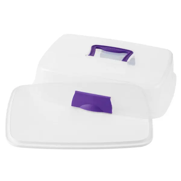 Wilton Oblong Cupcake And Cake Carrier – Portable Transport Container 1