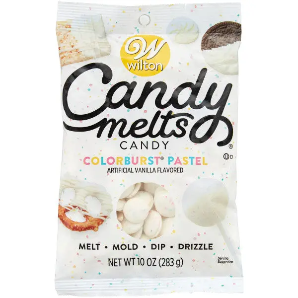 Wilton Pastel Colorburst Candy Melts – 10 Oz Resealable Container 1