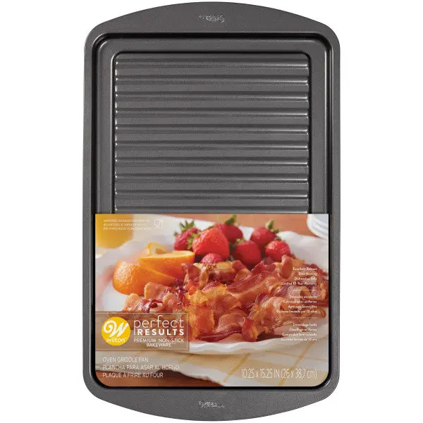 Wilton Perfect Results Oven Griddle Pan – 10.25" X 15.25" Non-Stick Surface 1
