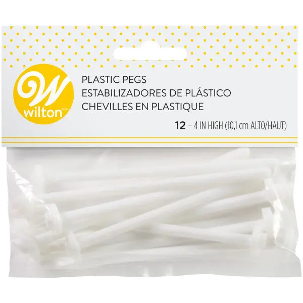 Wilton Plastic Pegs For Cake Separator Plates – 12-Pack 1