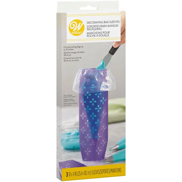 Wilton Premium Decorating Bag Sleeves – 3-Count Protective Liners 1