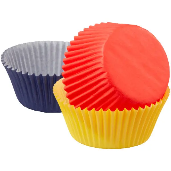 Wilton Primary Color Foil Cupcake Liners – 75-Pack 1