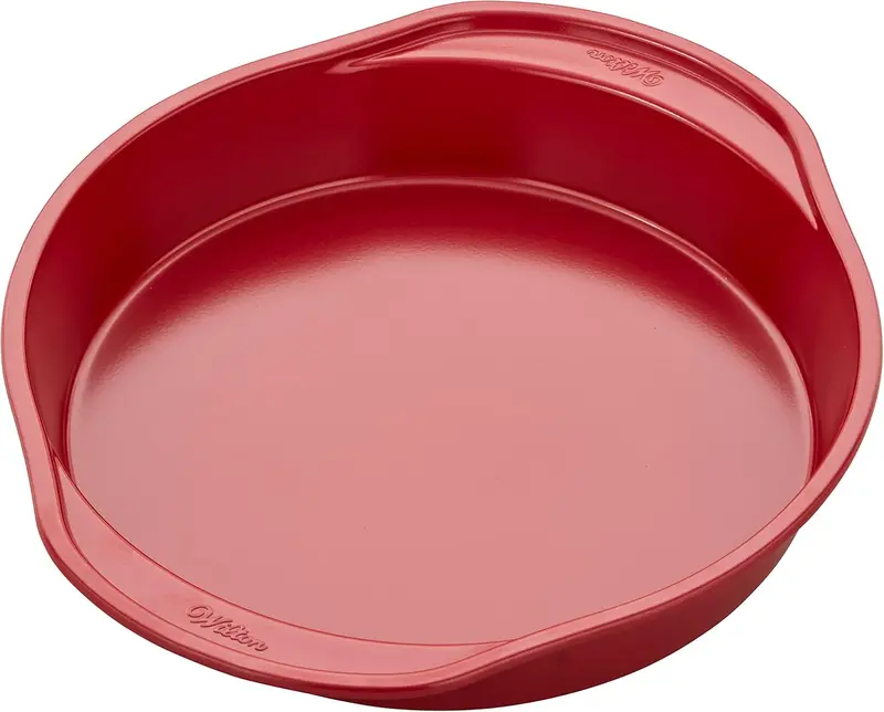 Wilton Red Non-Stick Round Cake Pan – 9-Inch Holiday Baking Essential 1