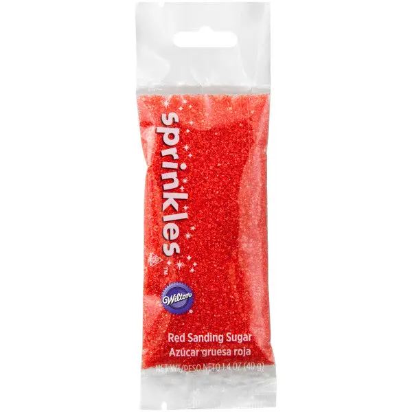 Wilton Red Sanding Sugar – 1.4 Oz Bold, Festive Baking Decoration 1