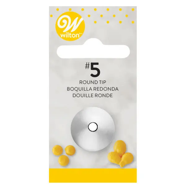Wilton Round Decorating Tip #5 For Precise Detailing 1