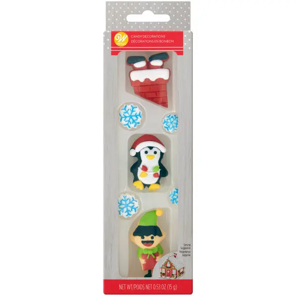 Wilton Santa & Helper Icing Decoration Assortment 1