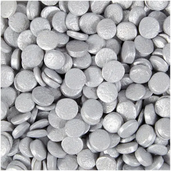 Wilton Silver Cake Sequins – 10 Oz Shimmering Decorations 1