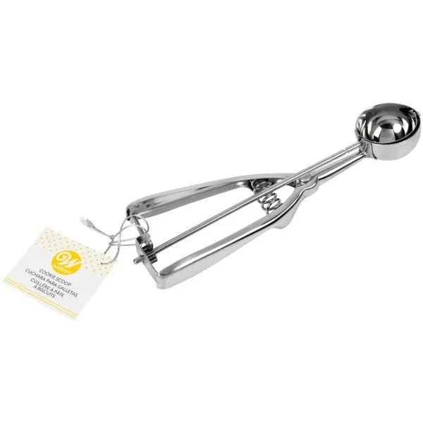 Wilton Small Stainless Steel Cookie Scoop (1 Tablespoon) 1