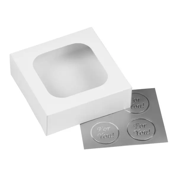 Wilton Small White Confectionery Gift Boxes – 3-Pack 1