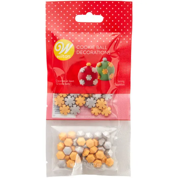 Wilton Snowflake-Themed Sprinkles For Cookies & Hot Cocoa Bombs (0.9 Oz) 1