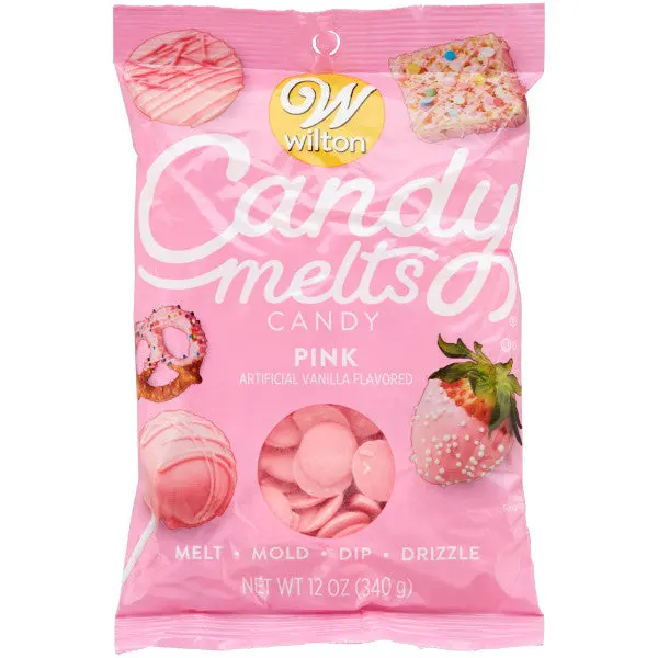 Wilton Soft Pink Candy Melts – 12 Oz Delicate Melting Chocolate 1