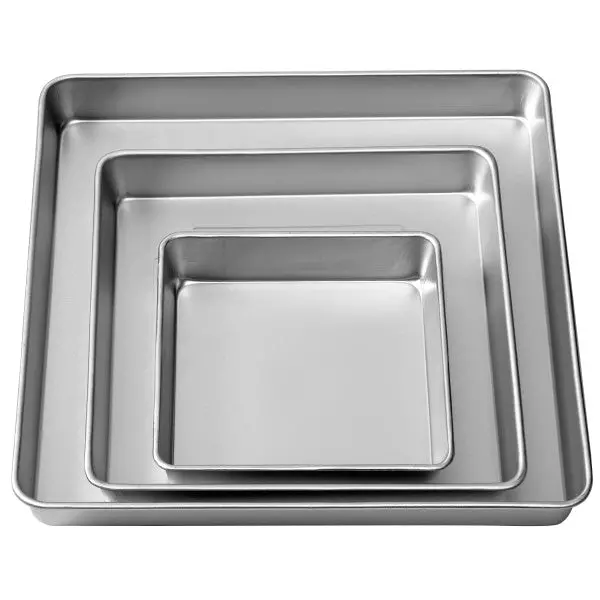 Wilton Square Cake Pan Set – 8-Inch, 12-Inch & 16-Inch Pans 1
