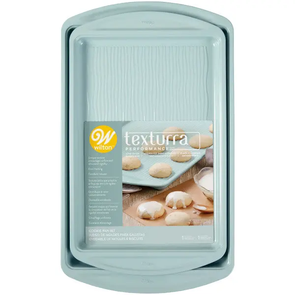 Wilton Texturra 2-Piece Non-Stick Cookie Pan Set 1