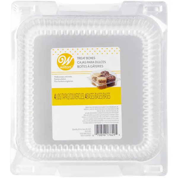 Wilton Transparent Disposable Treat Containers – 4-Pack 1