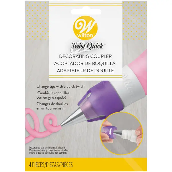 Wilton Twist-Quick Coupler System – 4-Piece Interchangeable Decorating Kit 1
