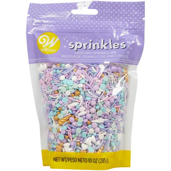 Wilton Unicorn-Themed Sprinkles Mix – 10 Oz Playful Pastel & Sparkle Blend 1
