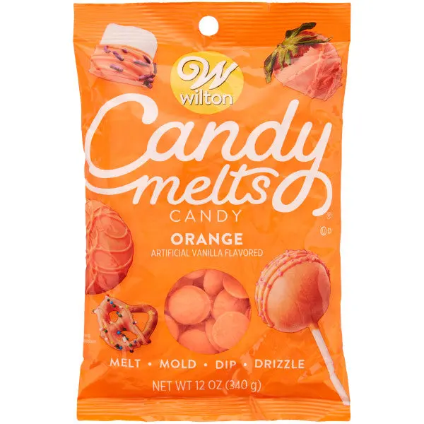 Wilton Zesty Orange Candy Melts – 12 Oz Citrus-Infused Melting Wafer 1