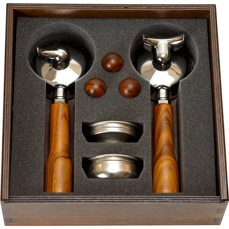 Wooden E61 Group Accessory Kit – Handle, Tamper & Brush Set 1