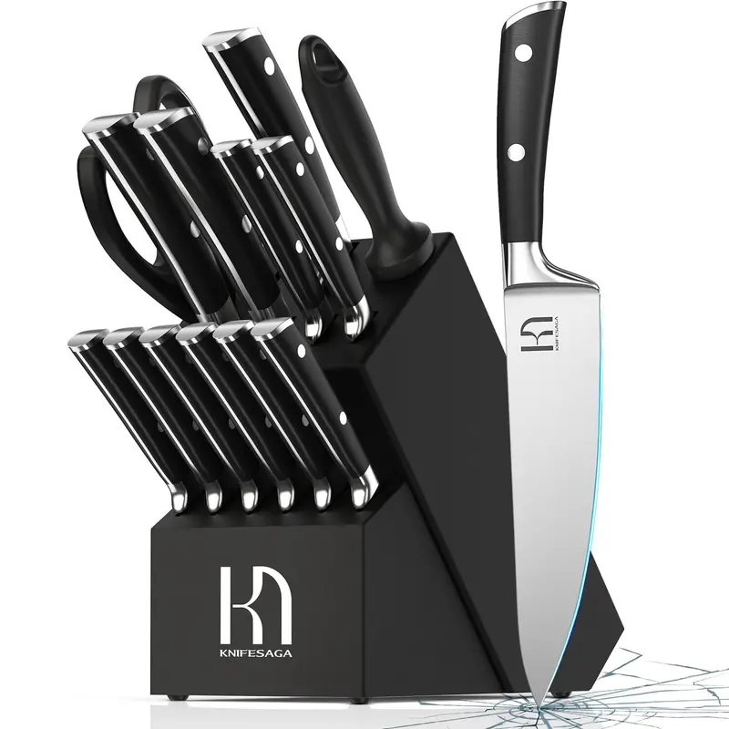 X3 Pro 15-Piece Knife Set – Full-Tang Construction For Enhanced Control 1