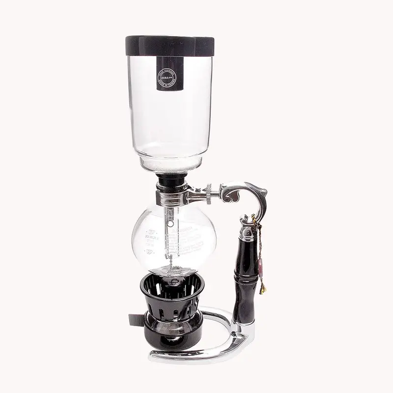 Yama 5-Cup Glass Tabletop Syphon Kit With Alcohol Burner 1
