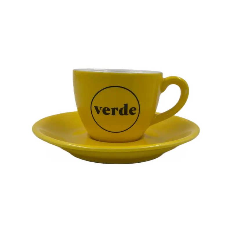 Yellow 3Oz Espresso Cup For Vibrant Café Presentation 1