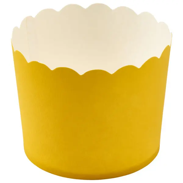Yellow Scalloped Baking Cups – 50-Piece Pack 1