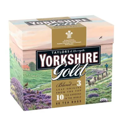 Yorkshire Gold Tea Bags – Premium Blend Of Assam & Rwandan Teas, Rich & Malty 1